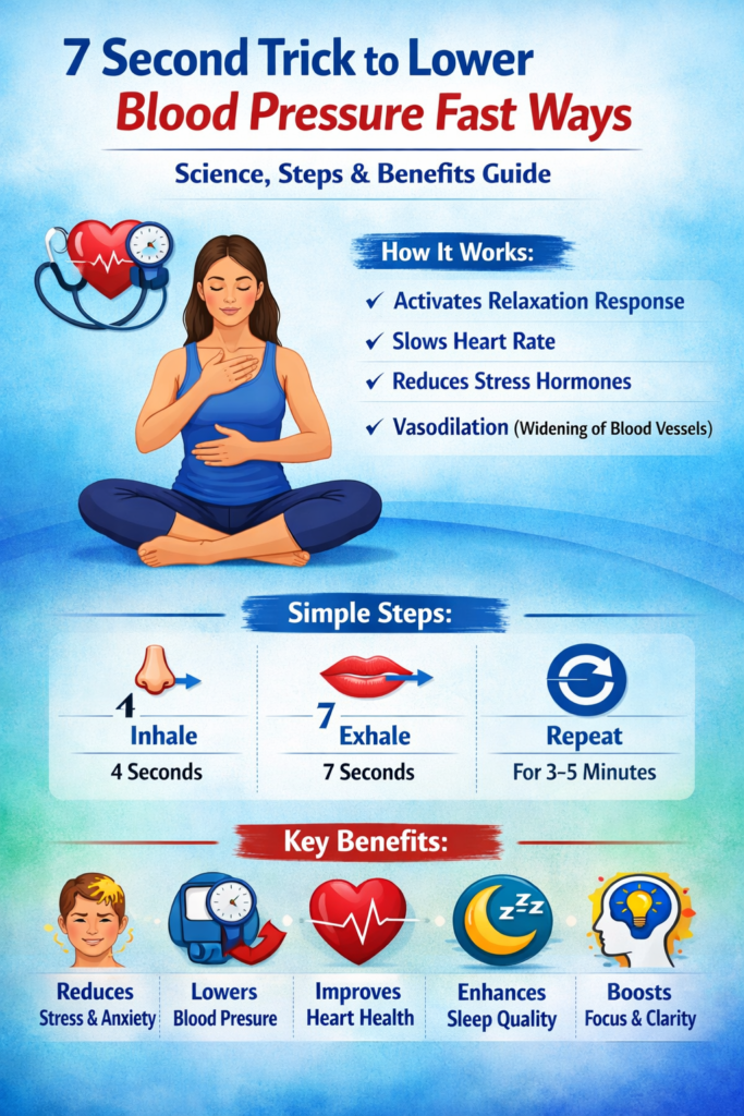 7 Second Trick to Lower Blood Pressure