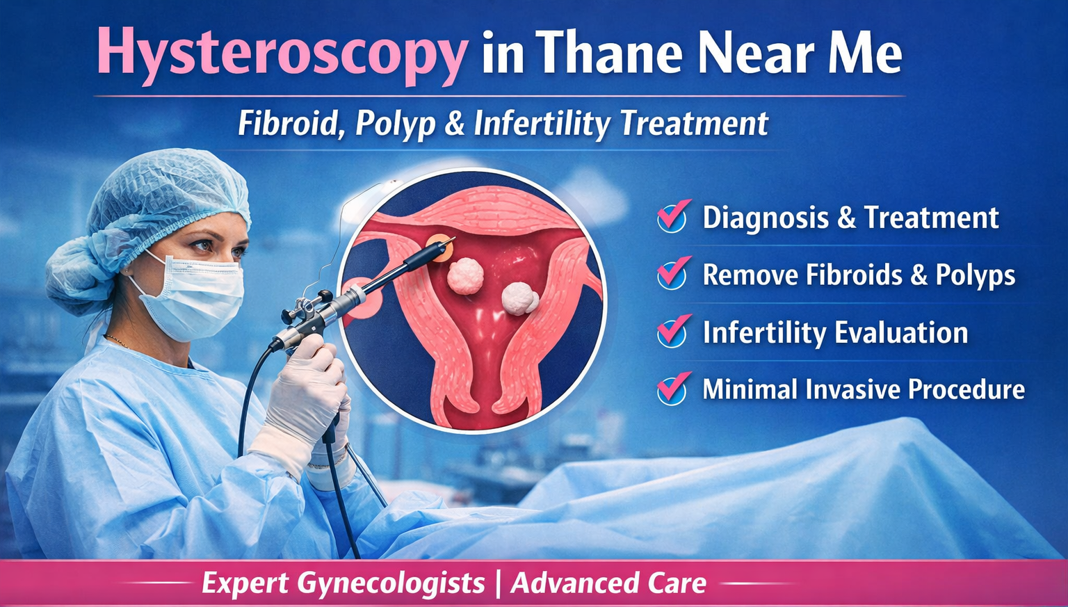 Affordable Hysteroscopy in Thane | Uterus Test, Polyp Removal & Infertility Support Near Me