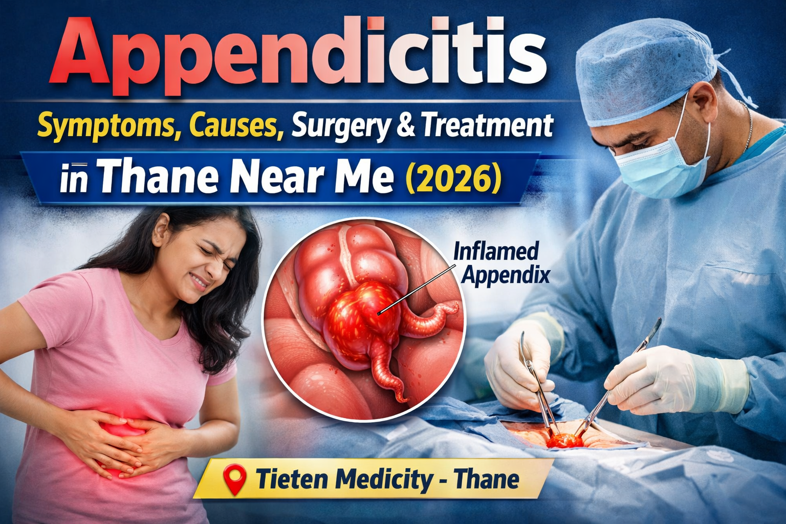 Appendicitis Treatment in India: Symptoms, Surgery Options & Recovery Timeline Guide