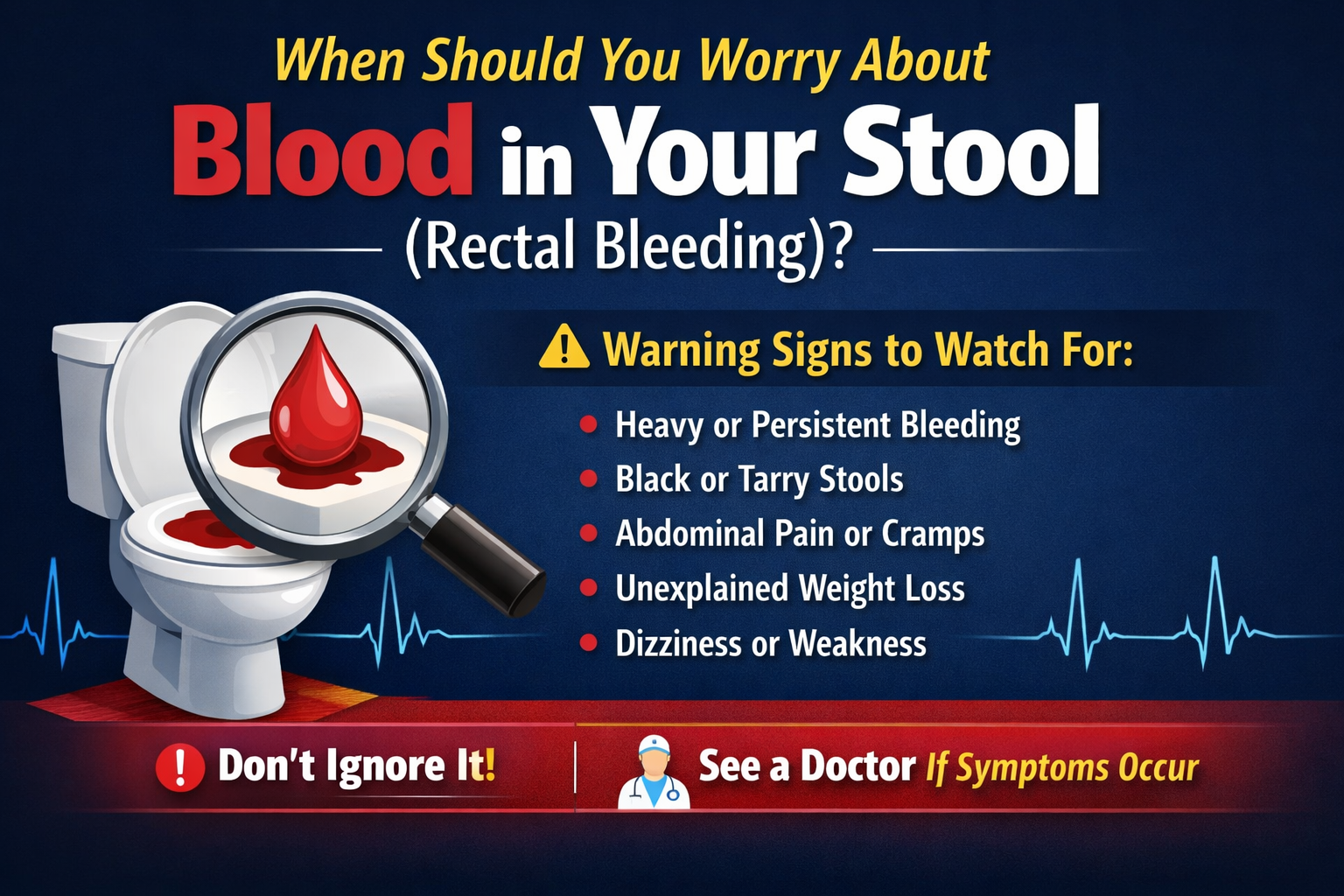 🩺 What Does Blood in Stool Mean? Causes & Treatment Guide