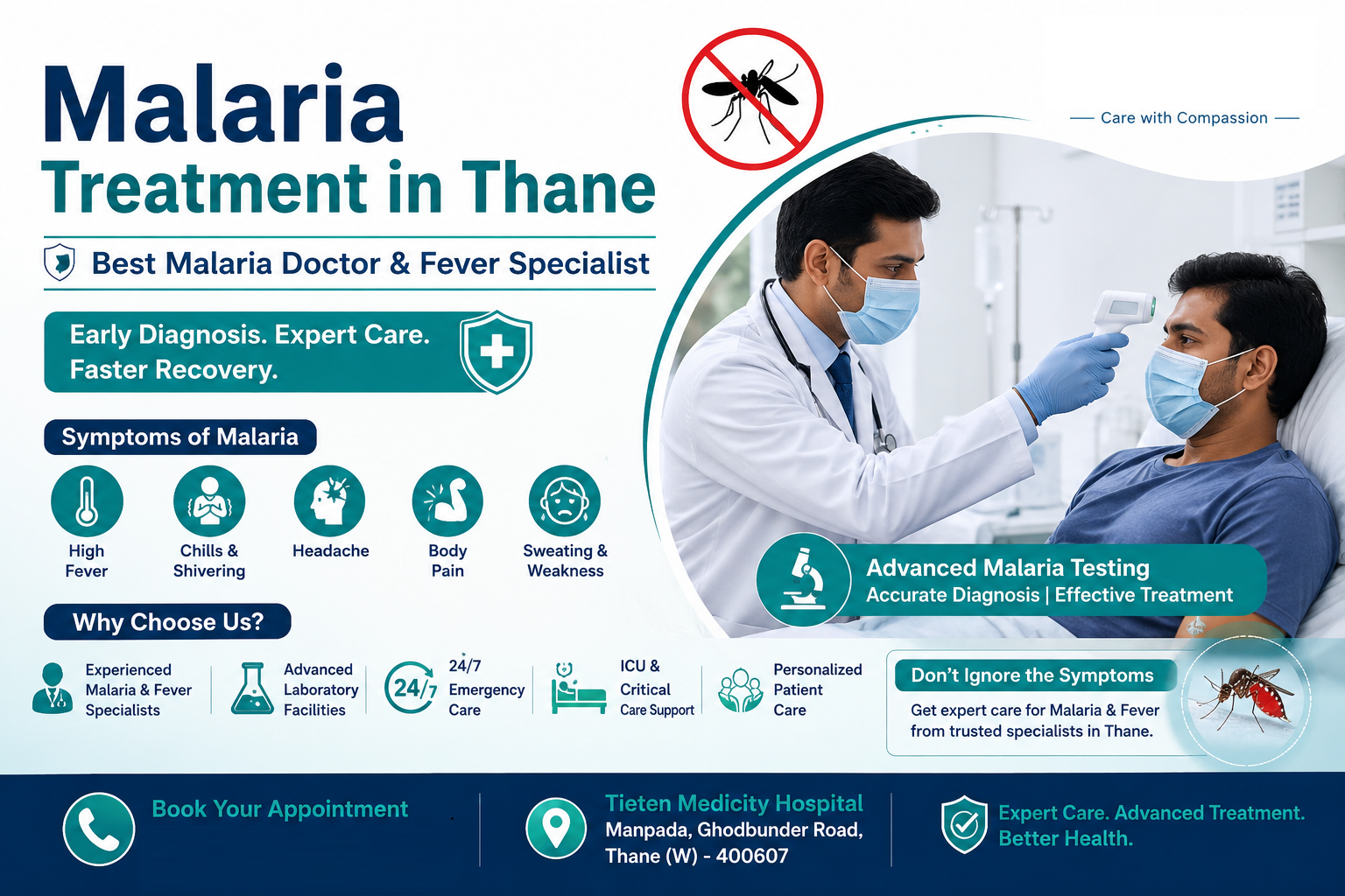 Malaria Treatment in Thane | Best Malaria Doctor & Fever Specialist